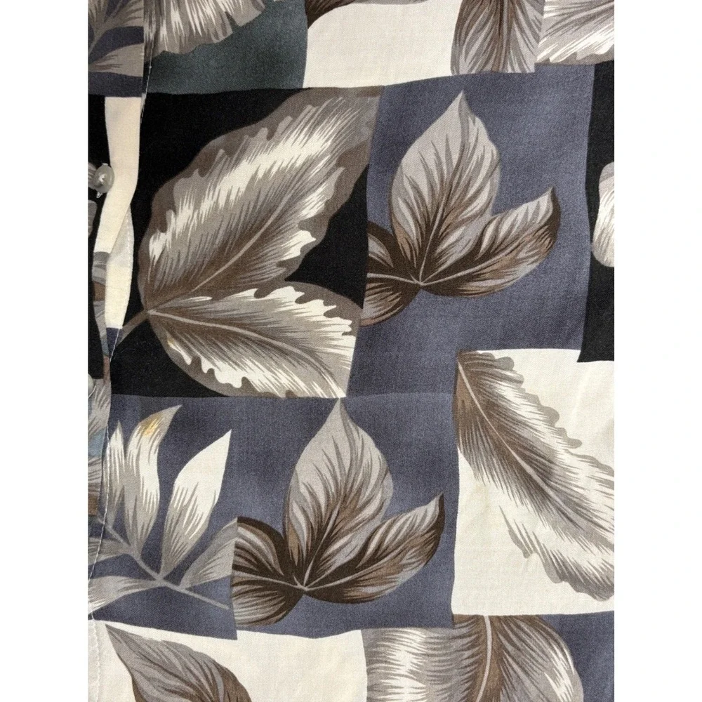 Campia Moda Hawaiian Shirt Men's Medium 100% Rayon Tropical Aloha Camp Shirt